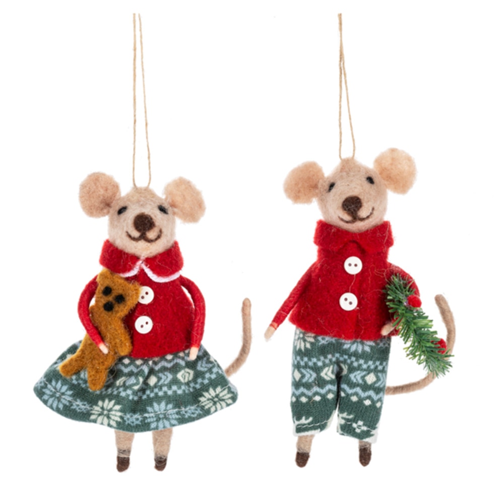 Midwest, Collectibles, Gifts, 2024, Winter, Mice, Ornaments, 824544